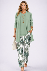 Green & White