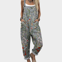 Gray / Floral