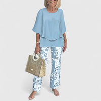 Blue White